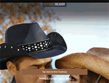 Tablet Screenshot of cowboysnearby.com